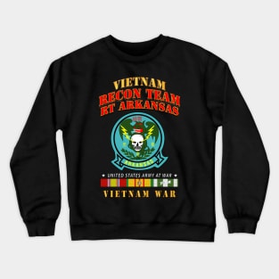 Recon Team - RT Arkansas - Dragon - Vietnam War w VN SVC Crewneck Sweatshirt